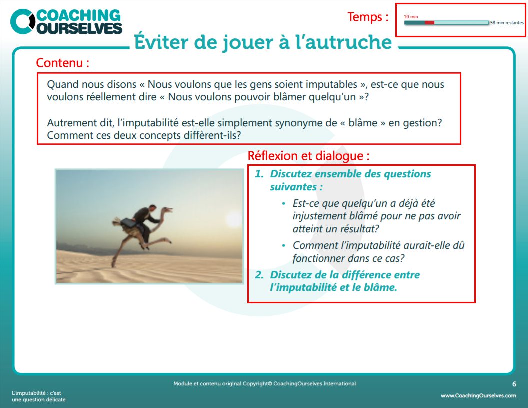 Ressources, CoachingOurselves